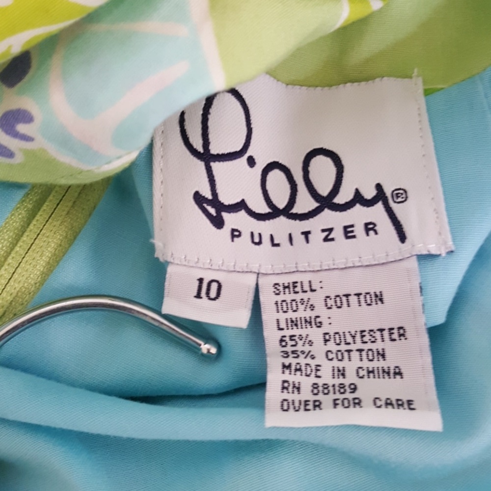 Strapless Lime Green Floral Maxi Dress - Picture 5 of 8